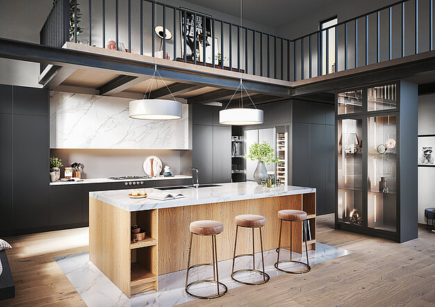 AV 6000 Black | AV 6084 Reclaimed wood