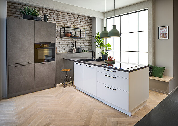 METEOR quartz grey | TOP BRILLANT crystal white