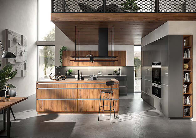 AV 1099 Walnut | AV 2130 Graphite