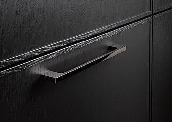 Black chrome handle