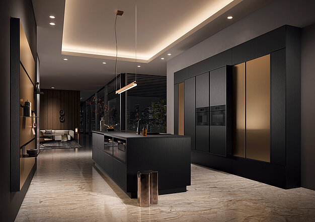 AV 7070 GL Bronze | AV 6088 Eiche-schwarz